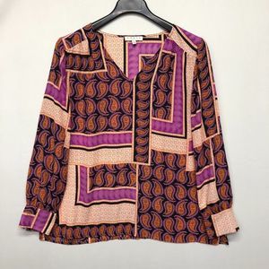 Chaus Women Long Sleeve Blouse Top Shirt Size XL X-Large Polyester B236 -15